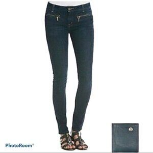 Michael Kors Skinny Jeans Zipped Pockets Womens Size 4 Denim‎